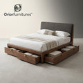 Oriorfurnitures™ Modern Storage Bed