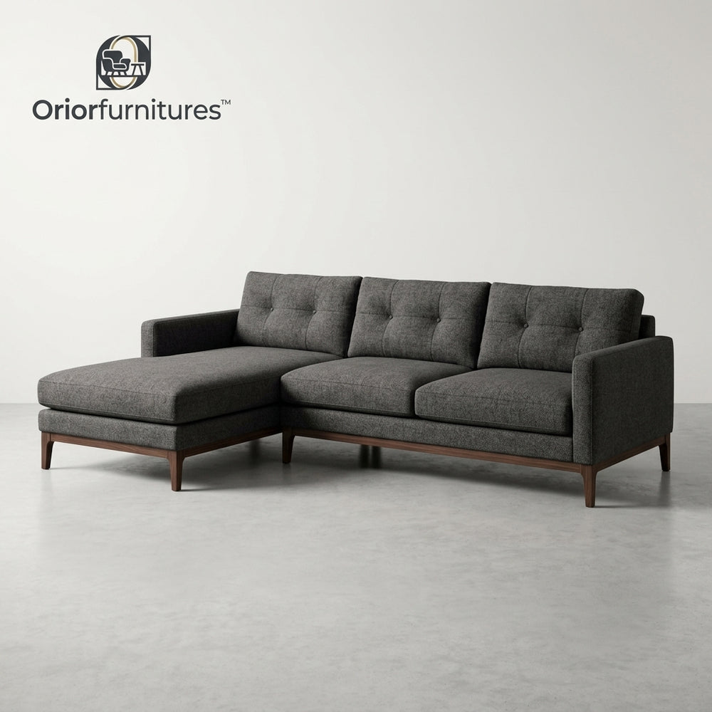 Oriorfurnitures™ L-Shaped Corner Sofa
