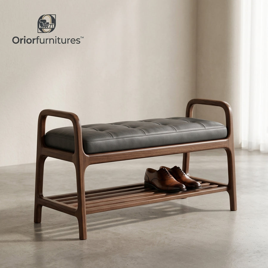 Oriorfurnitures™ Cushioned Shoe Bench